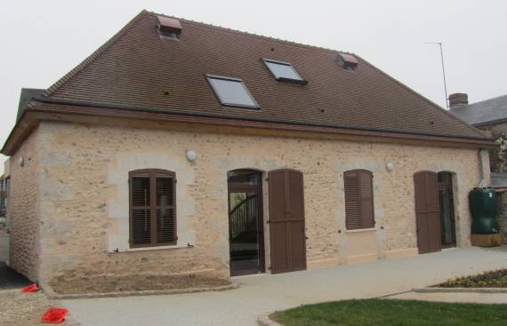 Reconversion du presbytère en médiathèque à Dammarie 3_2